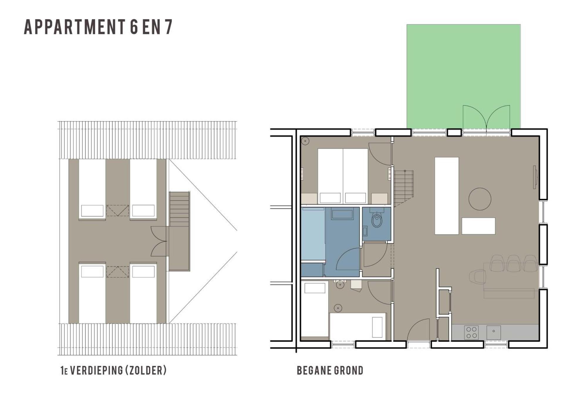 Tussen Dijken Apartment Hollum  Ruang foto